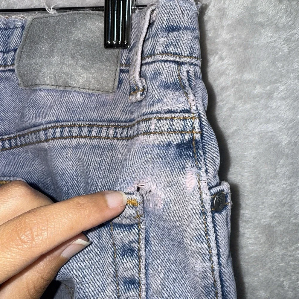 VTG Levis SilverTab Jeans Women 9/10 LightWash Straight USA 90s 26x29 Distressed - Picture 9 of 16